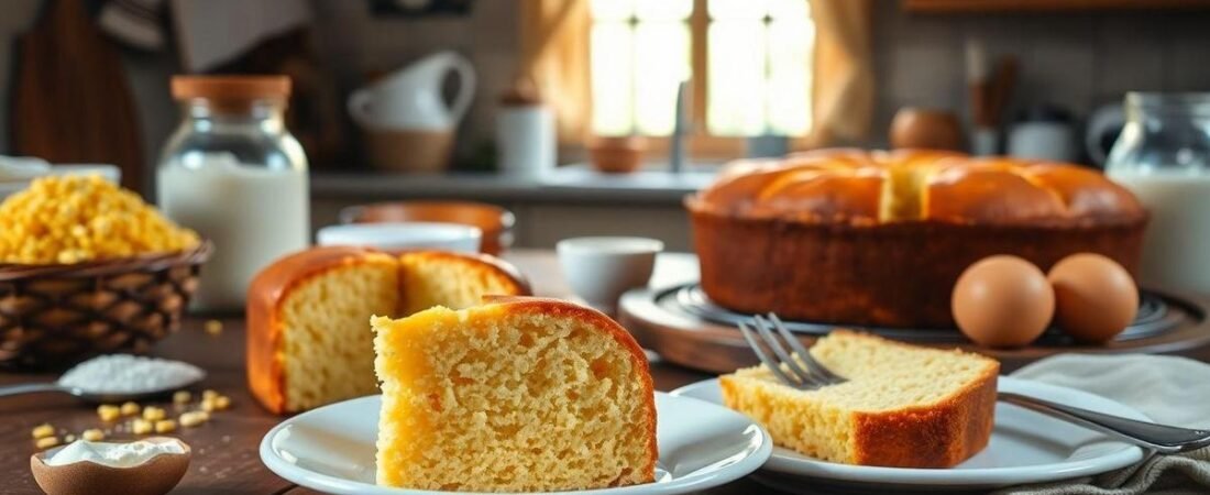 Bolo de Fubá Cremoso Irresistível: Delícia em 5 Ingredientes, Pronto em Menos de 30 Minutos!