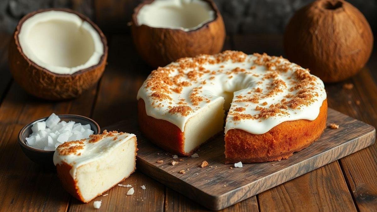 Bolo de Leite de Coco Delicioso: Pronto em Menos de 30 Minutos com Apenas 5 Ingredientes!